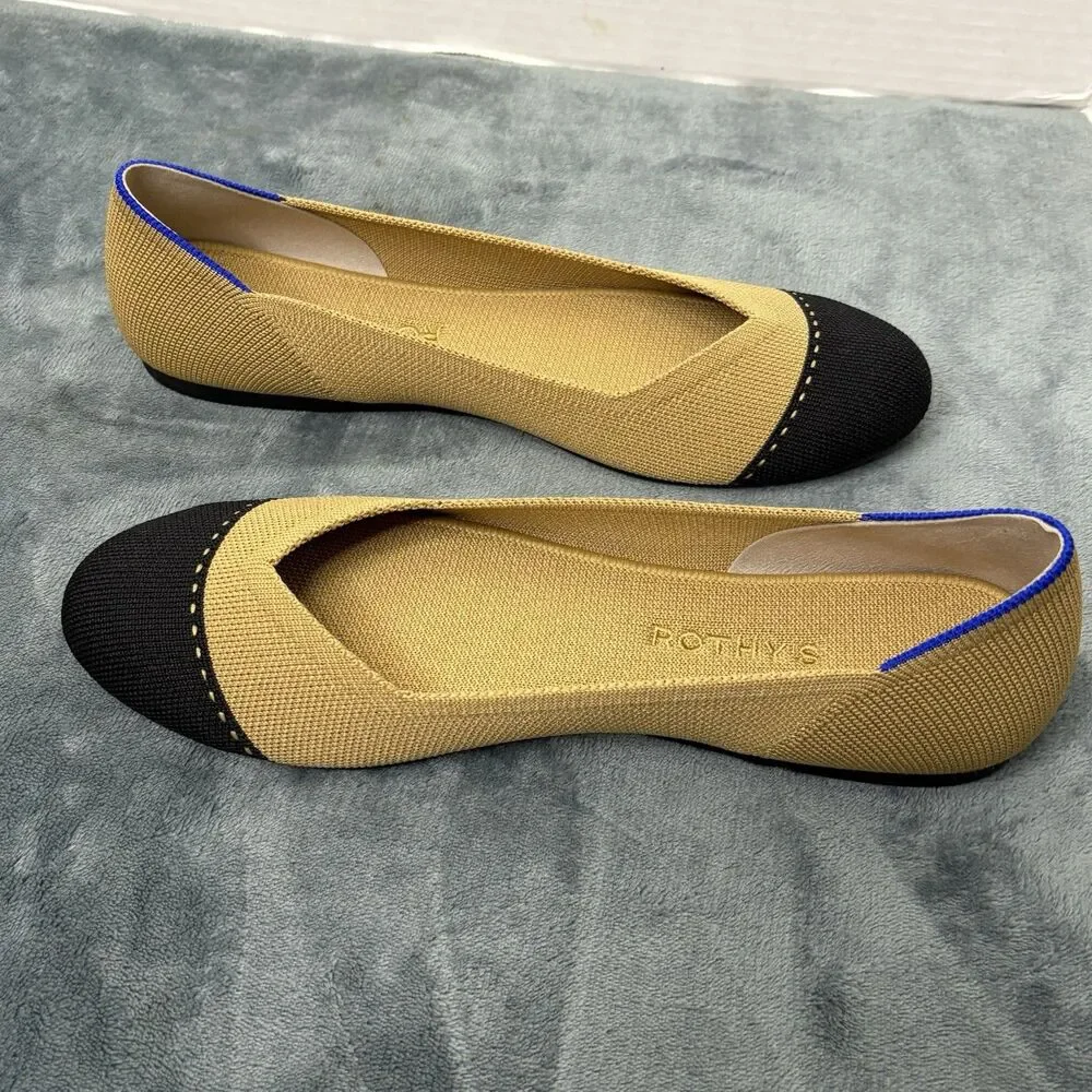 Rothy’s The Loafer Camel Captoe Women’s Size 10